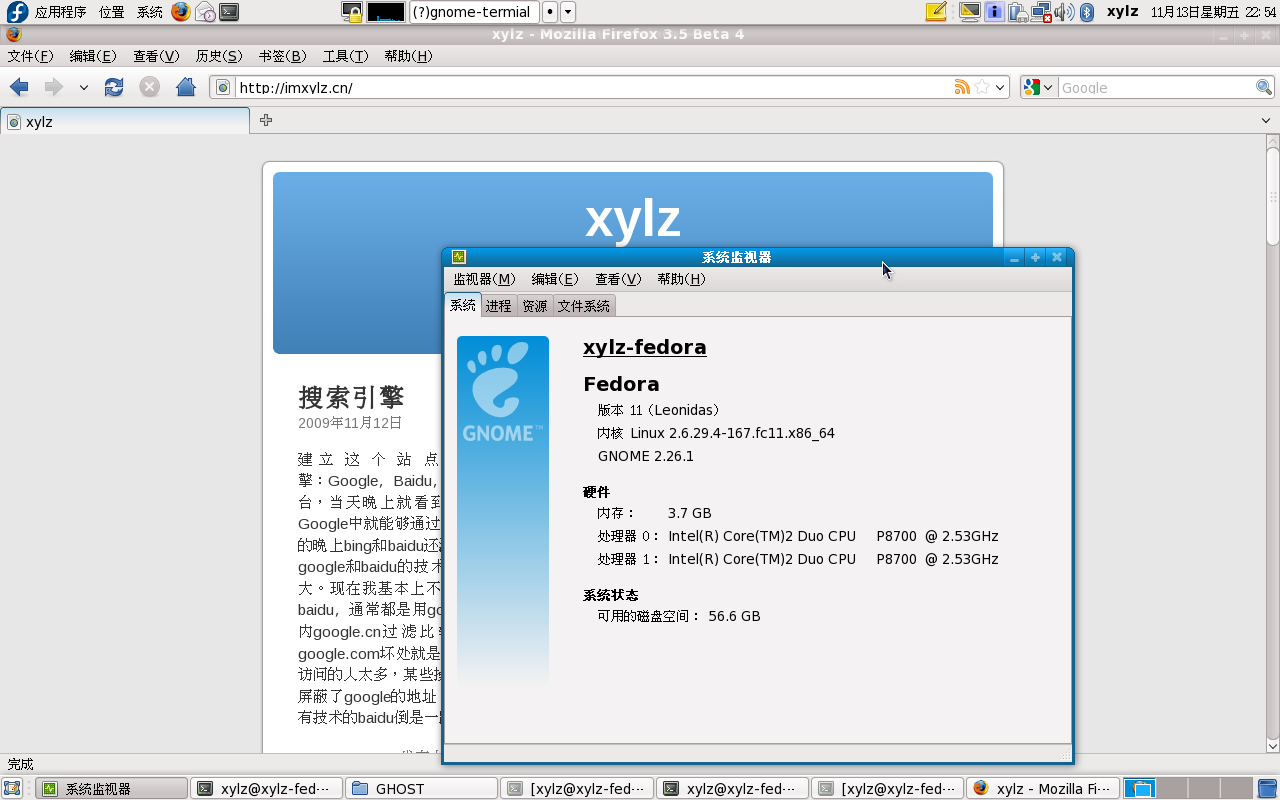 Fedora 11 X64